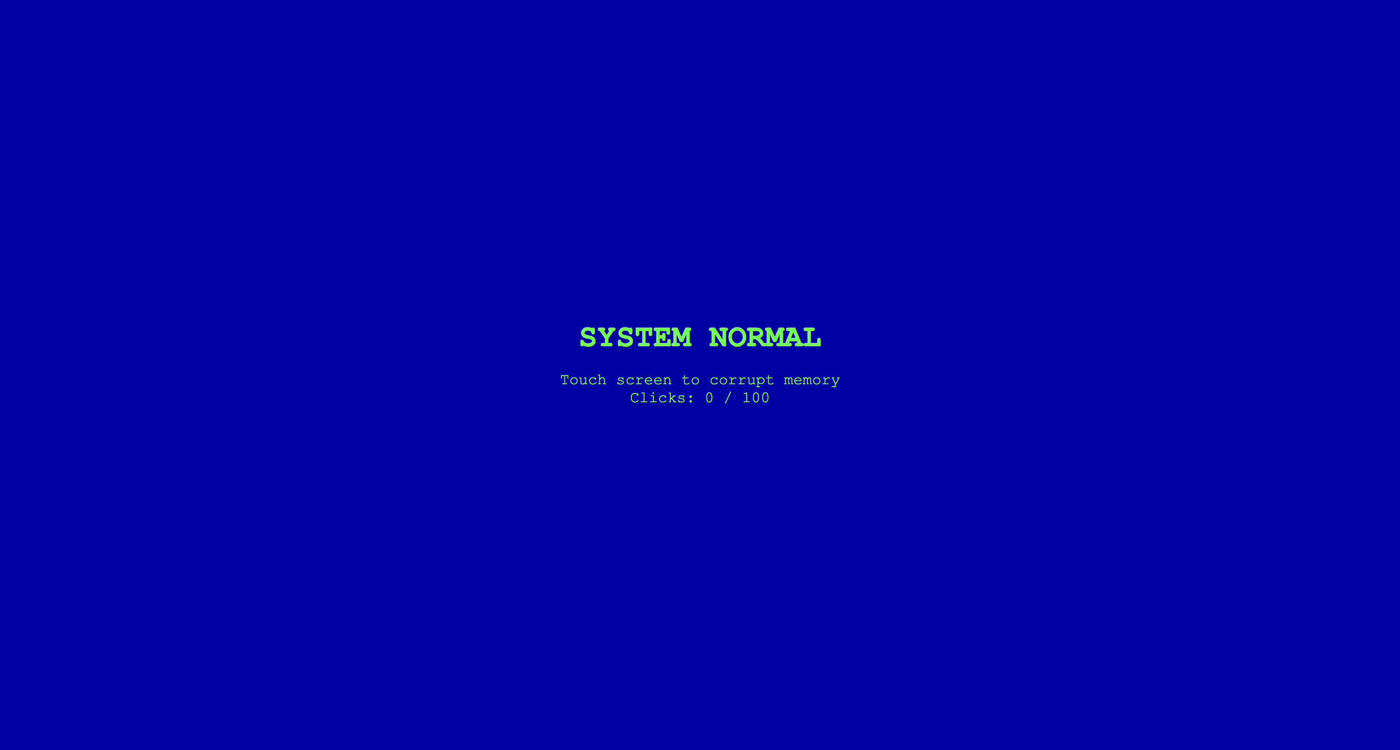 SYSTEM FATAL ERROR